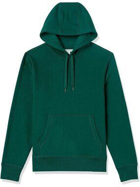 Amazon Essentials Men's Forest Green Pullover Comfortable Hooded Sweatshirts